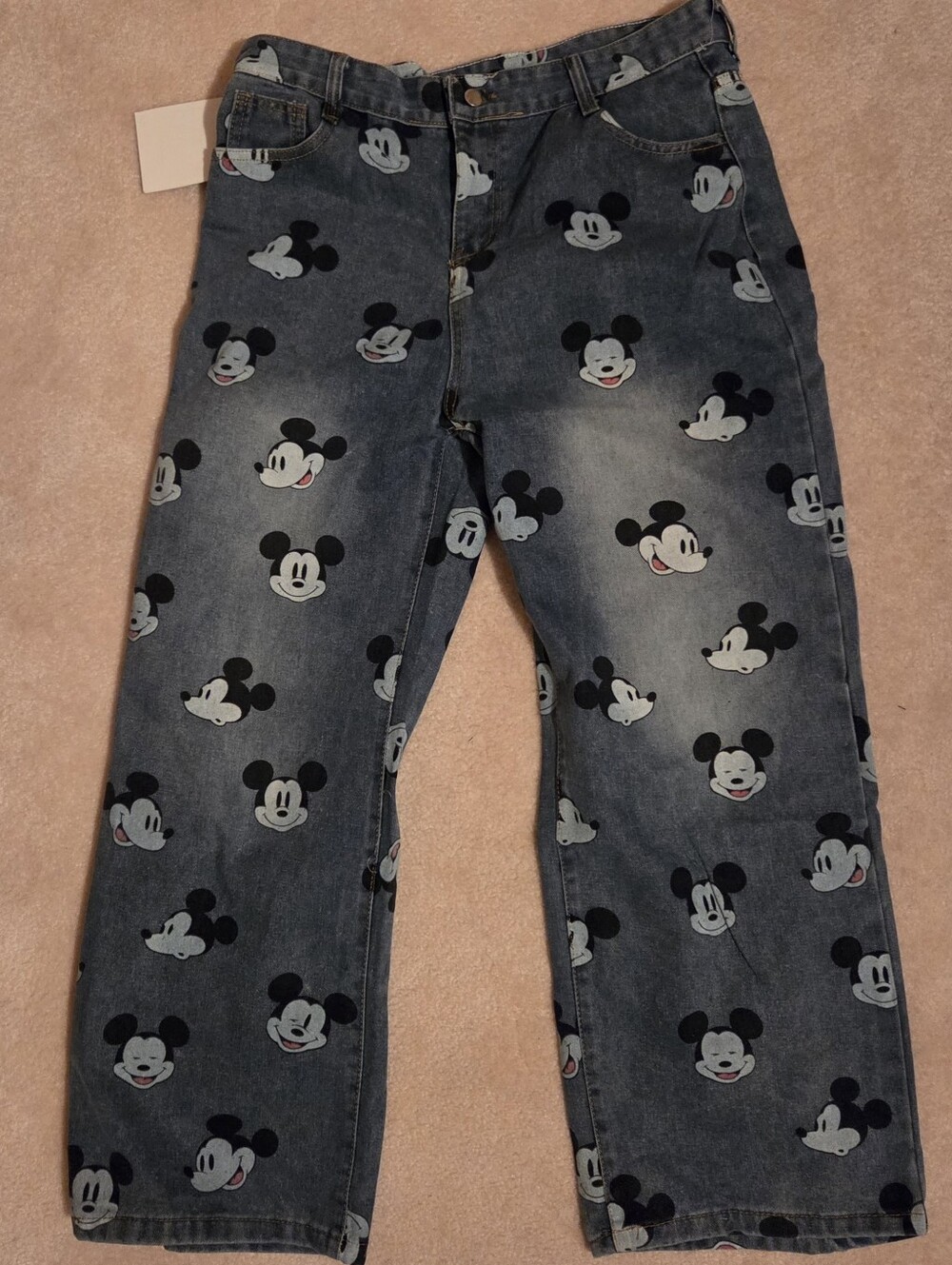 Women's Mickey Mouse Face Expressions Jeans